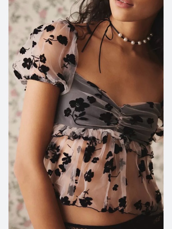 Kimchi Blue Tops - Kimchi Blue- Claudia Floral Blouse
